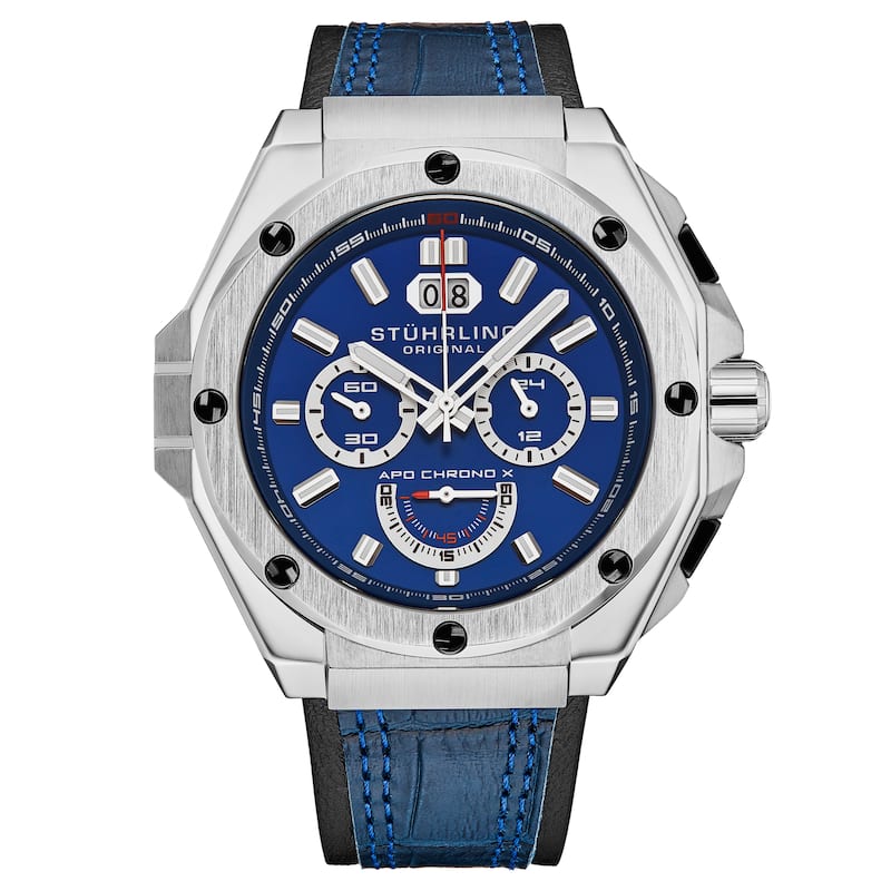 APO Chrono X 1018 44mm Timepiece - Blue