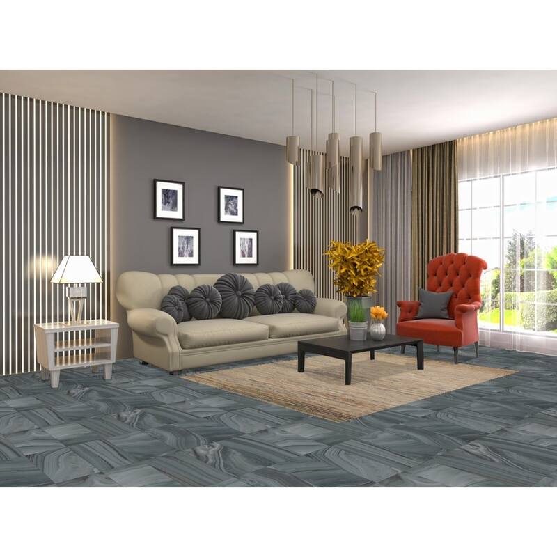 All-Over Gabbeh Kashkoli Oriental Area Rug Hand-knotted Wool Carpet - 4'11" x 6'7"