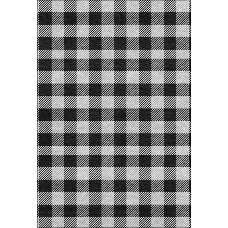 Premium Washable Super Soft Plaid Mayfield Rug