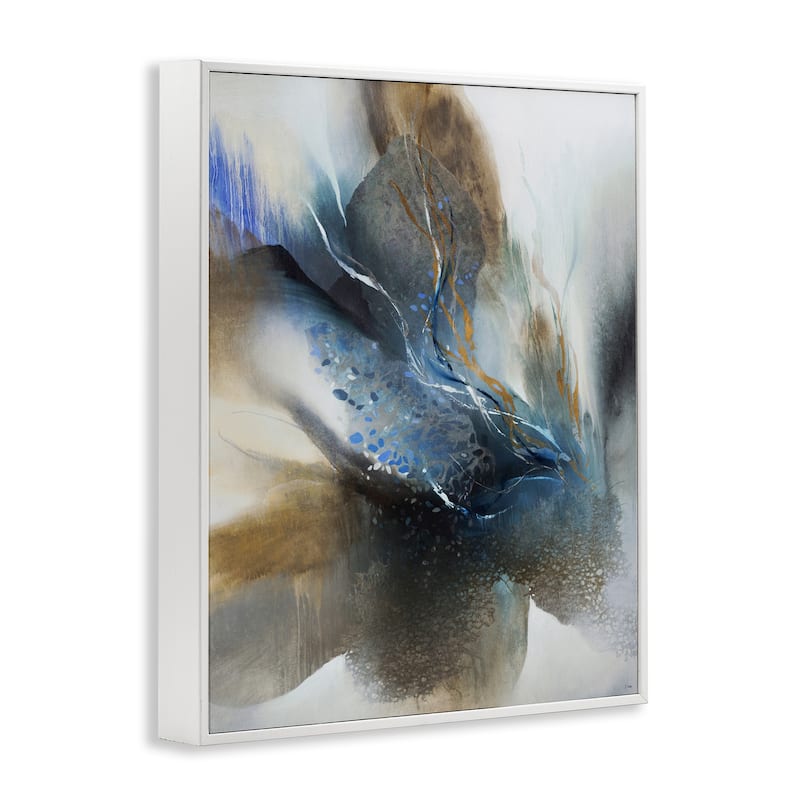 Stupell Solemn Neutral Atmosphere Framed Giclee Art Design By K. Nari