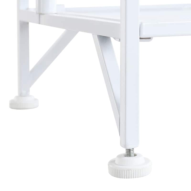 Convenience Concepts Xtra Storage 3 Tier Folding Metal Corner Shelf