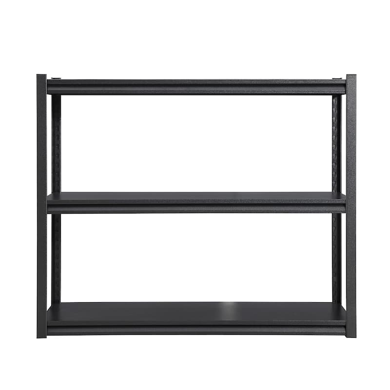 78'' 5-Tier Black Metal Shelves Pantry Organizer Storage