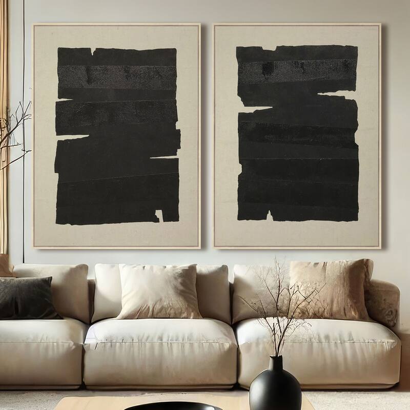 Echoes of Shadows I, Hand Painted Canvas