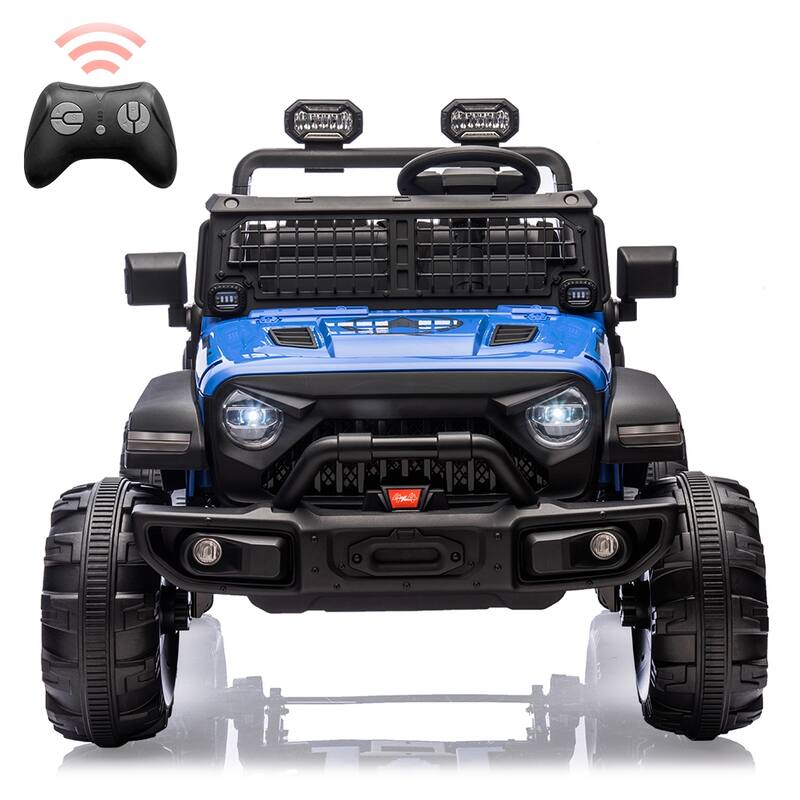 24V 2-Seater Kids Electric Ride-On Car with Remote Control - Blue