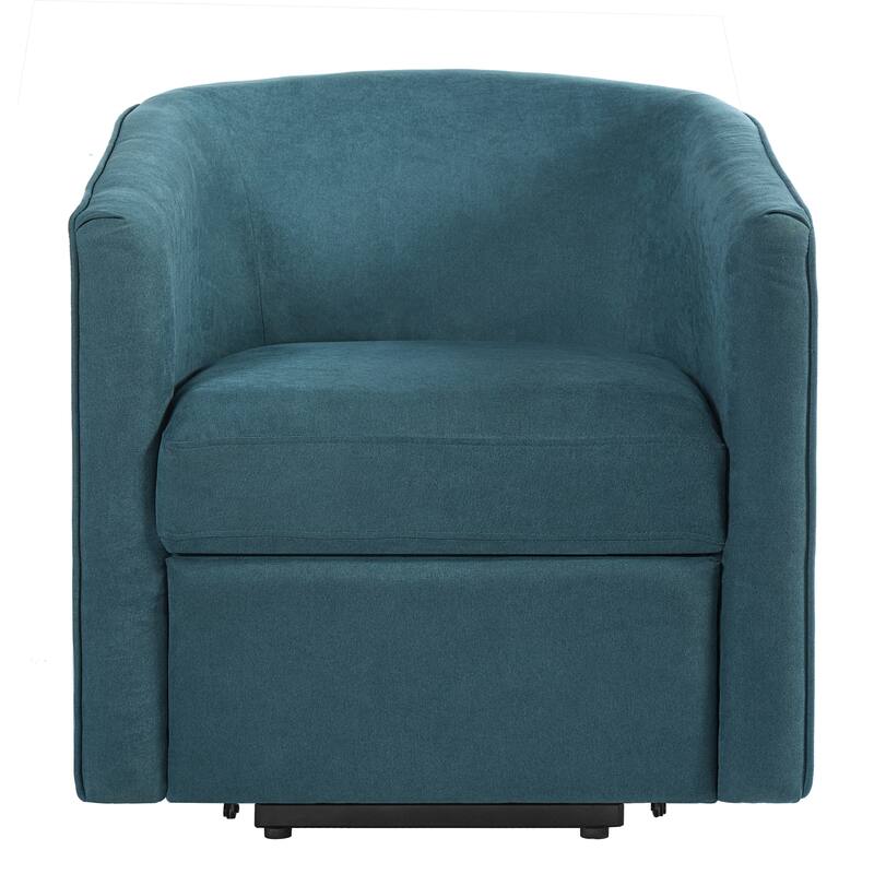 Roomfitters Power Lift Recliner Chair with Massage and Heat, Chenille Fabric Barrel Chair for Seniors