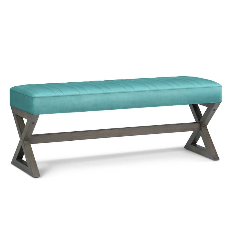 WYNDENHALL David 48 inch Wide Contemporary Rectangle Ottoman Bench