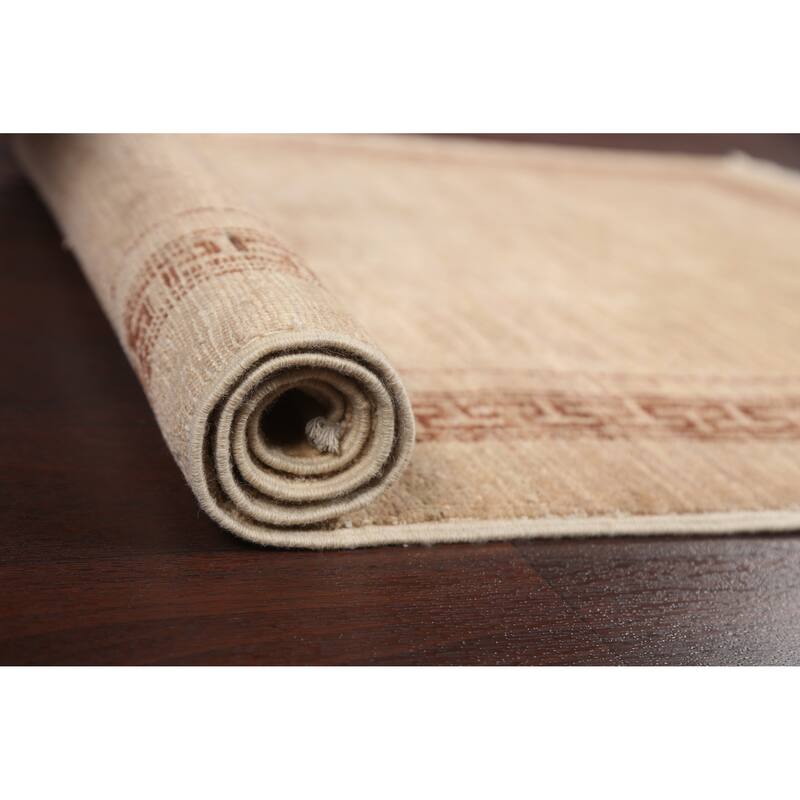 Geometric Bordered Oriental Gabbeh Kashkoli Area Rug Wool Hand-knotted - 3'2" x 5'3"