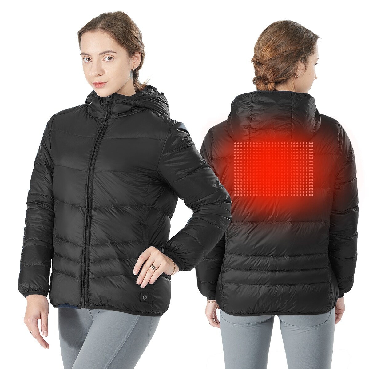 Heated jacket womens puffer Clearance