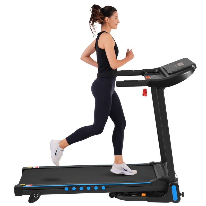 Incline Treadmill for Running & Walking, 3.0 HP Treadmills, 350 lbs Weight Capacity Hydraulic System Auto-Folding Treadmill