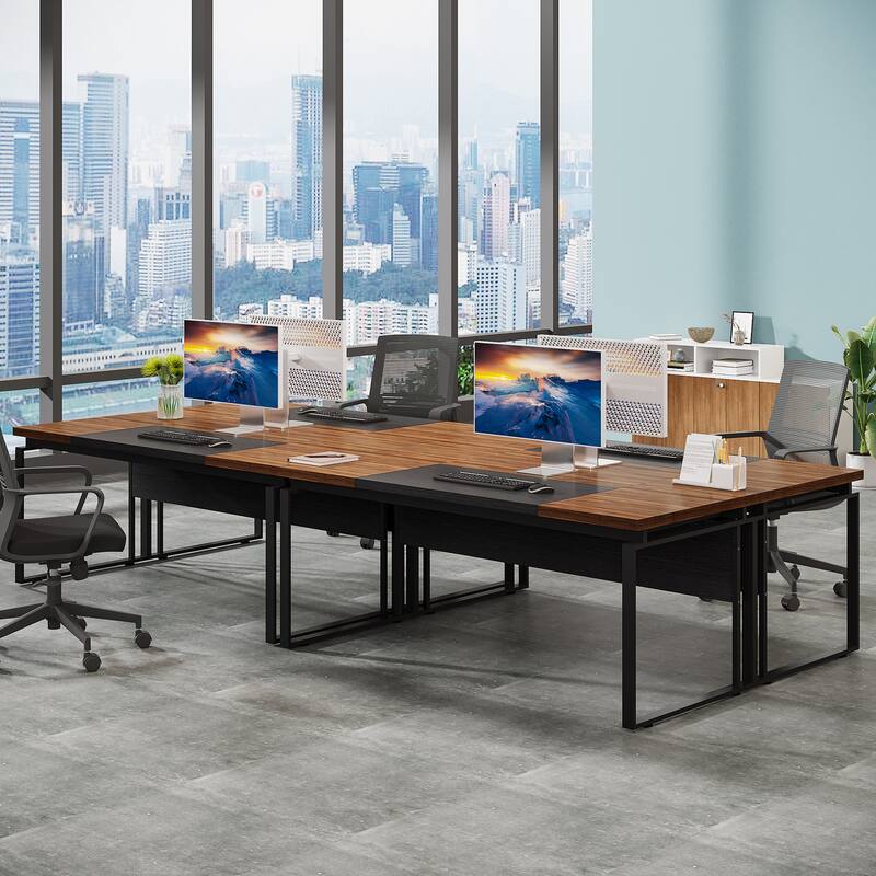 63 Inch Computer Desk Home Office Desk for Workstation (Only Table)