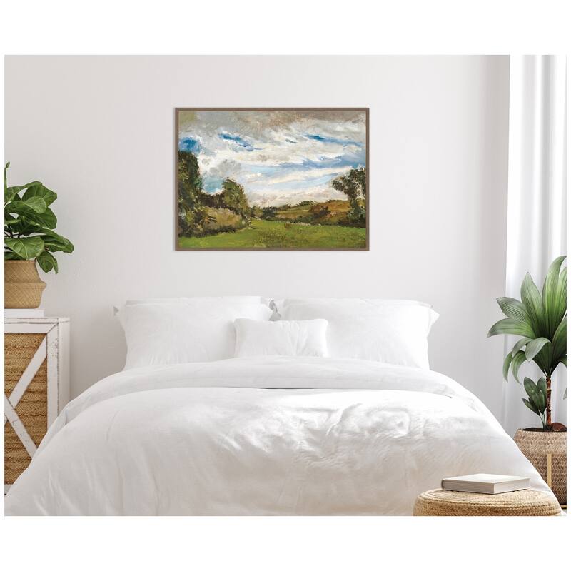 Kate and Laurel In de Duinen In the Dunes 1883 Vincent Van Gogh by Nostalgia Prints Framed Canvas Wall Art Print