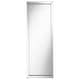 preview thumbnail 3 of 5, Soline 22 x 61 Inch Framed Standing Floor Mirror Silver