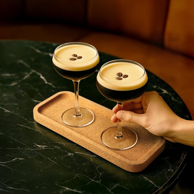 Final Touch Espresso Martini Flight, 4.75 oz (4-Piece Set)