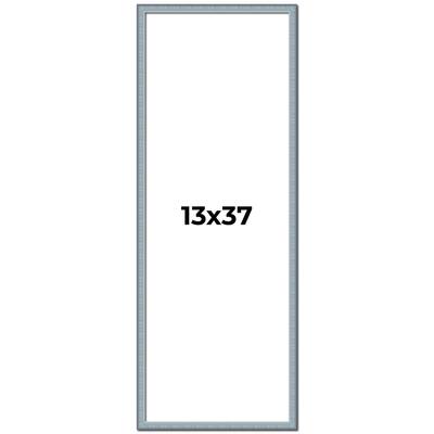13x37 Frame Rustic Sky Blue Solid Wood Picture Frame | 0.75 Inch