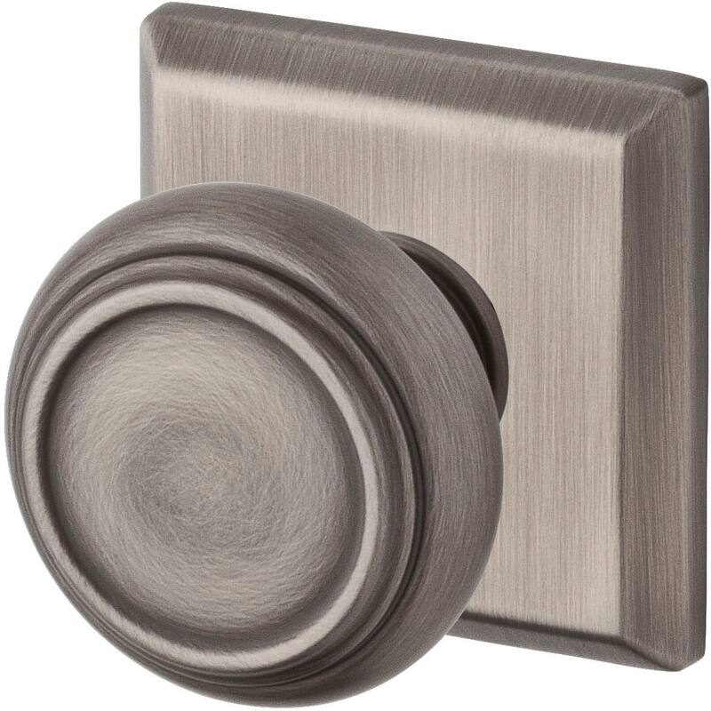 Baldwin Traditional Non-Turning Two-Sided Dummy Door Knob Set with