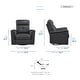 preview thumbnail 21 of 20, Fremont & Park Monte 35.5" Leather Swivel Glider Manual Recliner - 360-Degree Swivel