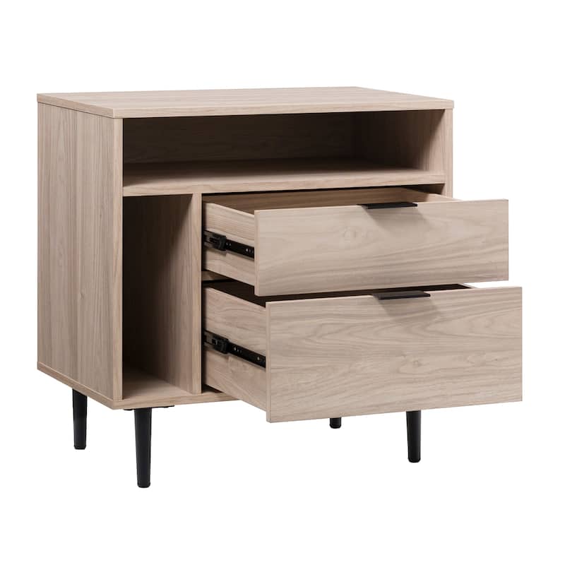 Middlebrook 25-inch Modern 2-drawer Storage Nightstand
