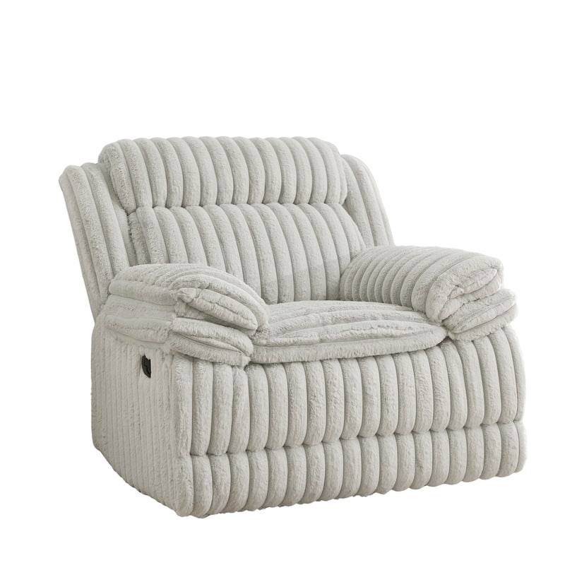 Roundhill Furniture Ardello Manual Recliner with Wide-Wale Corduroy Upholstery