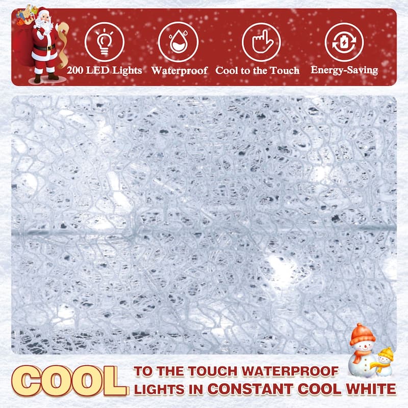 VEIKOUS 4.5 ft. 3D LED Reindeer Family Christmas Holiday Yard Decoration