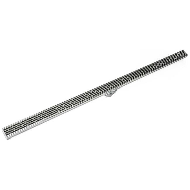 Infinity Drain S-LT 3848 48" Site Sizable Stainless Steel Low Profile - Satin Stainless