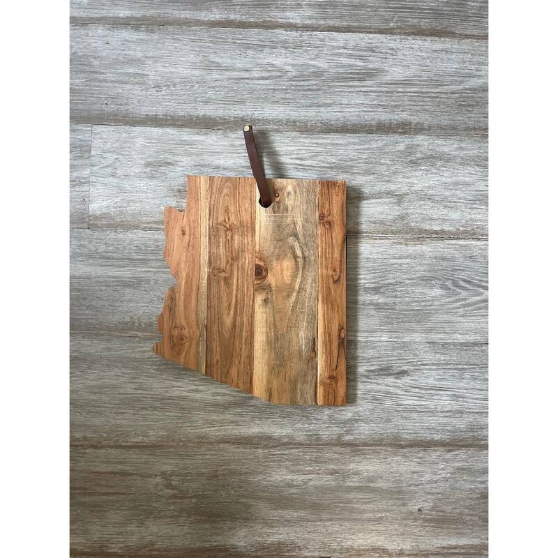 Acacia Wood "Arizona" Cutting Board - A - Natural