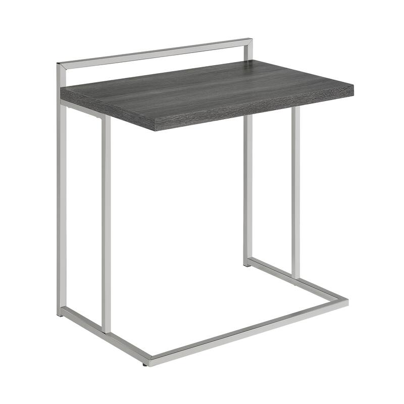 Bristol Rectangular Top Snack Table with Metal Legs