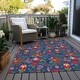 preview thumbnail 9 of 7, Machine Washable Indoor/ Outdoor Christmas Nutcracker Chantille Rug