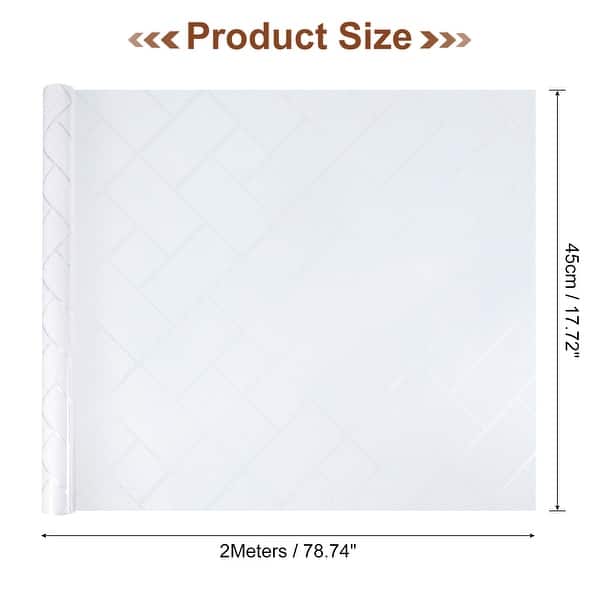 dimension image slide 1 of 3, Window Privacy Film, Non-Adhesive Static Window Clings, White