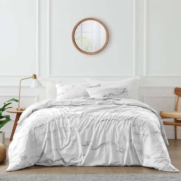 slide 2 of 5, Sweet Jojo Designs Black and White Marble Collection 3-piece Comforter Set