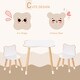 preview thumbnail 5 of 8, Wooden Kids Table and Chair Set Ideal for Arts, Meals, Homework, Cute Toddler Activity Table for Age 3 Years+