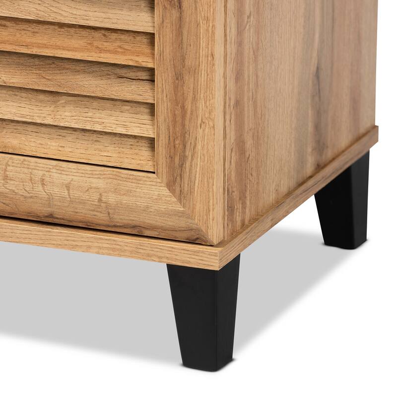 Coolidge Modern & Contemporary 2-Door Wood Shoe Storage Cabinet