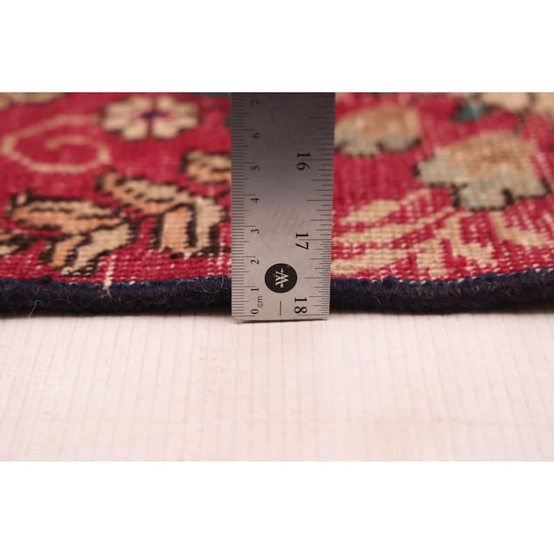 ECARPETGALLERY Hand-knotted Antalya Vintage Burgundy Wool Rug - 8'11 x 12'1