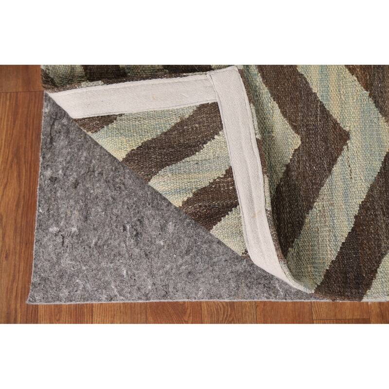 Chevron Kilim Oriental Accent Rug Hand-Woven Wool Carpet - 3'1"x 5'1"