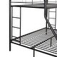 preview thumbnail 6 of 11, Twin Over FULL Metal Bunk Bed Large Under Bed Storage