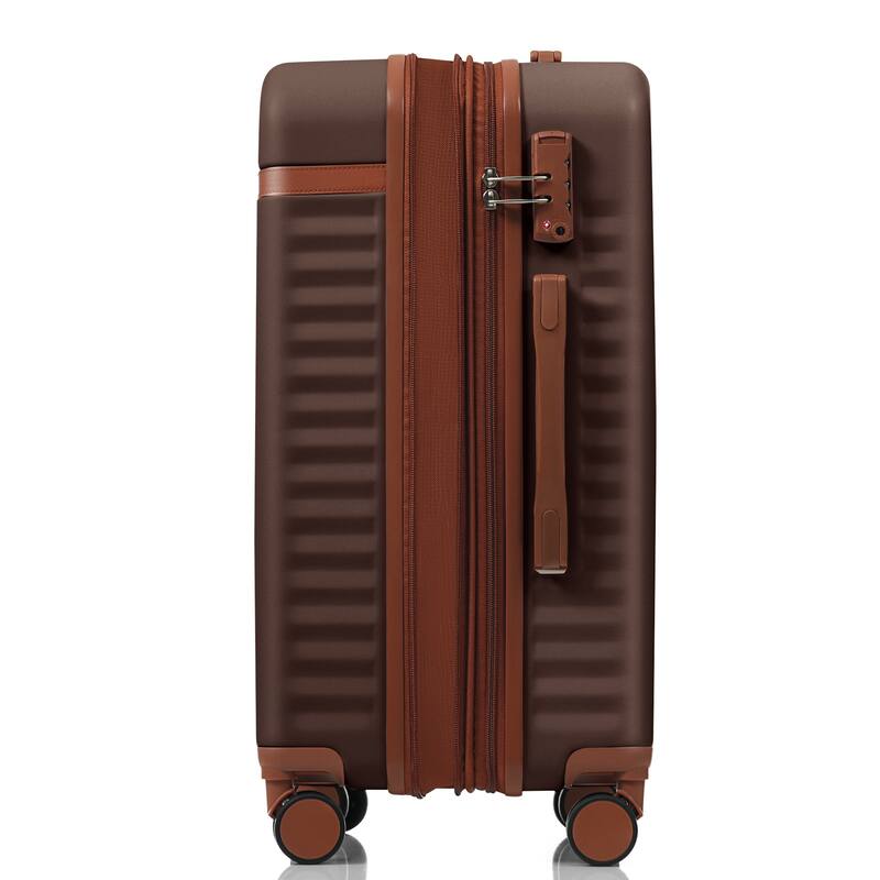 Luggage Set of Three, ABS Hard Shell Luggage with Spinner Wheels