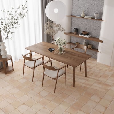 Palmera 9x9 Terracotta Beige Porcelain Plain Square Wall and Floor Tile (6.96 sq ft/case) - 13 Pack