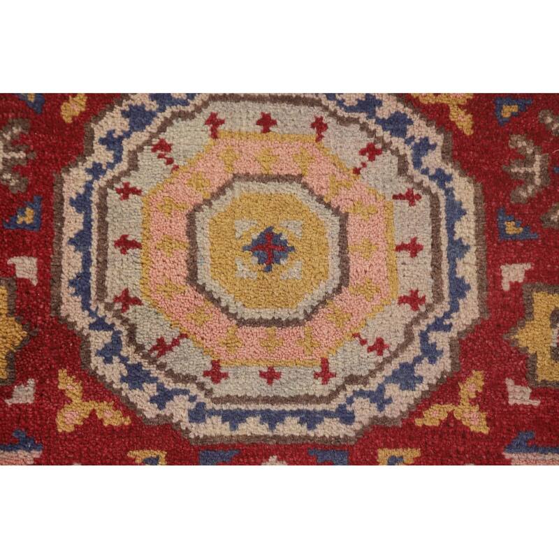 Red Heriz Serapi Oriental Runner Rug Handmade Wool Carpet - 2'5" x 7'10"