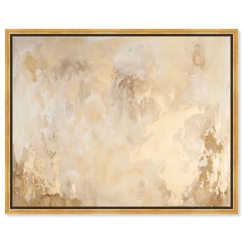 Sun Brust Gilding III Canvas by Art Remedy - Gold - 36" x 30"