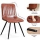 preview thumbnail 39 of 76, HOMYKA Modern Dining Chairs with Thick Cushions Set of 6