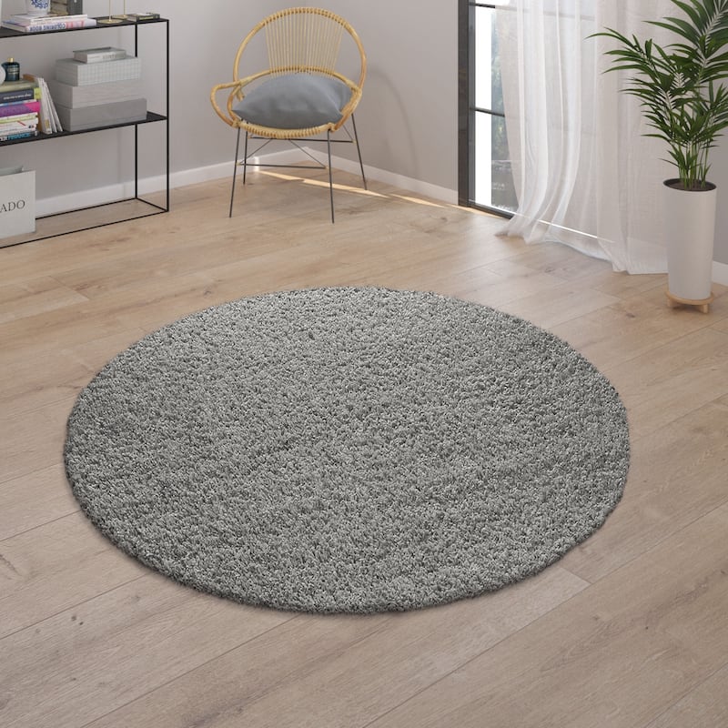 Plain Shag Rug For Living Room or Bedroom in pastell colors