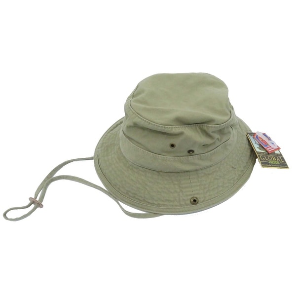 mens khaki bucket hat
