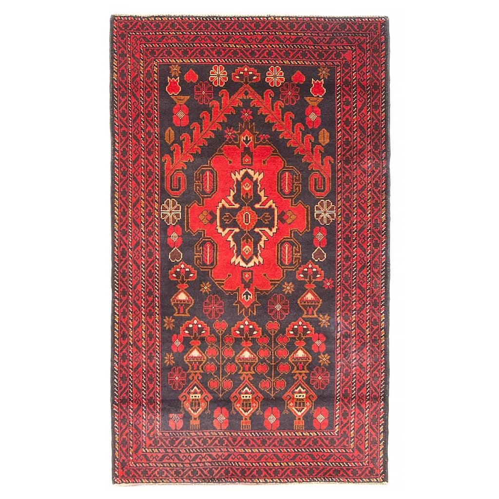 Teimani Black Rug 2'9" x 4'9" - 2'9 x 4'9