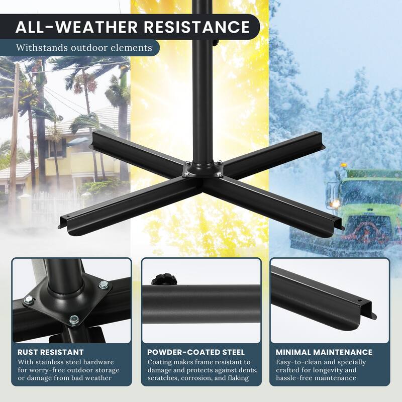 Pro Heavy Duty Patio Umbrella Cross Brace Stand