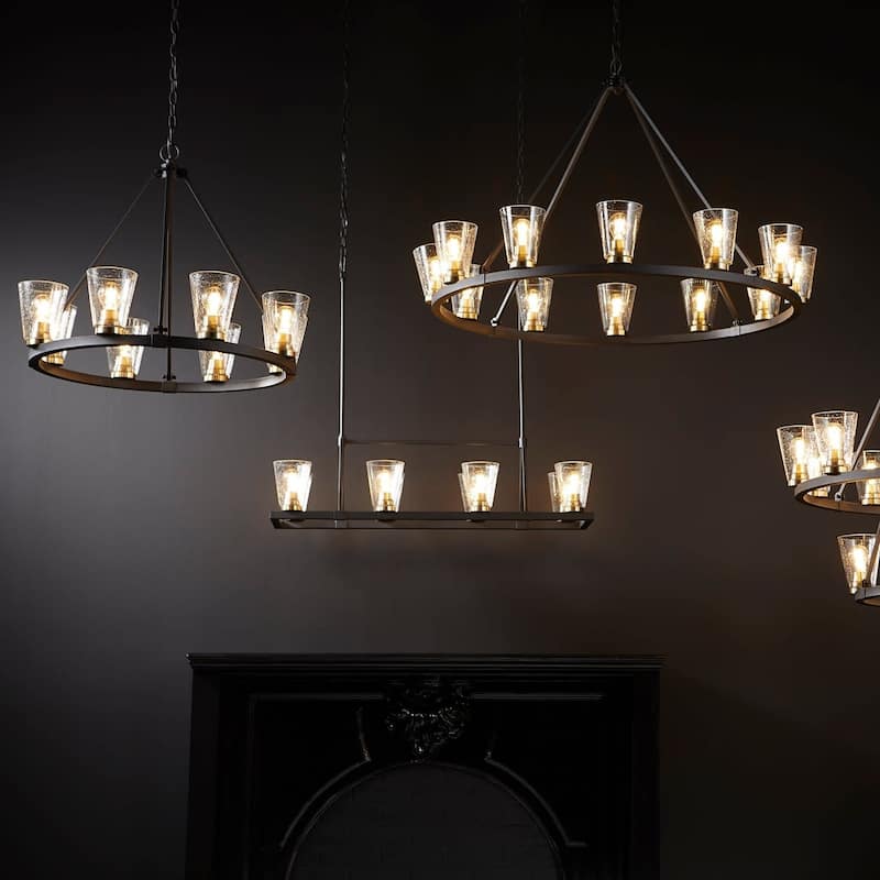 Quorum International 63-8-80 Paxton 8 Light 31" Wide Ring Chandelier