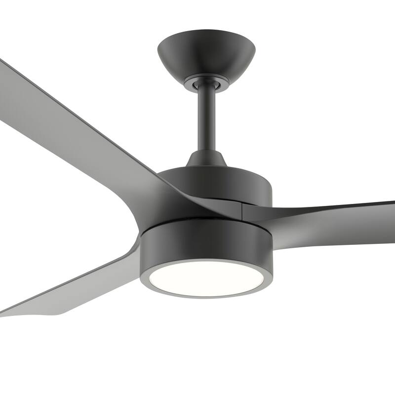 Axion 3-Blade Modern LED Ceiling Fan with Matte Blades