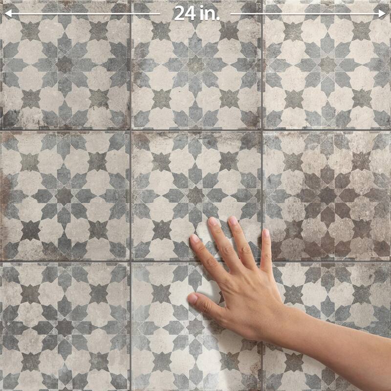 Merola Tile D'Anticatto Decor Varenna 8-3/4" x 8-3/4" Porcelain Floor and Wall Tile