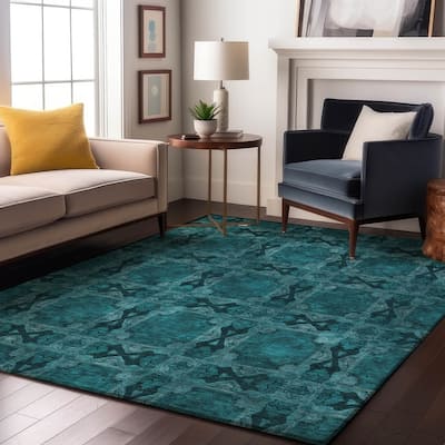 Premium Washable Super Soft Boho Medallions Mayfield Rug