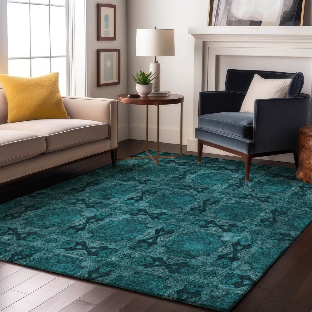 Premium Washable Super Soft Boho Medallions Mayfield Rug