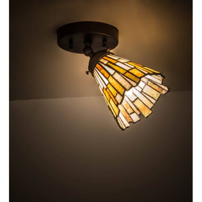 Meyda Tiffany 179065 Delta 5" Wide Semi-Flush Ceiling Fixture