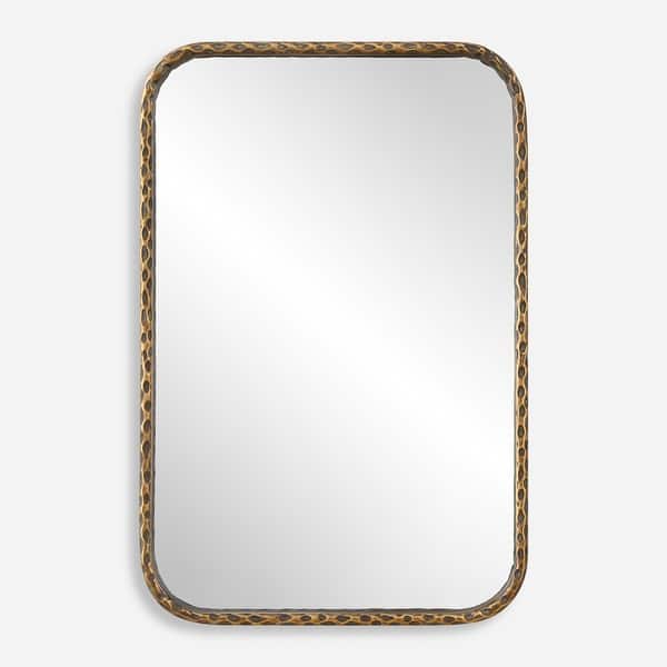 slide 2 of 5, Uttermost A Little Knotty Bronze Vanity Mirror - 30'' H X 20'' W X 1.75'' D